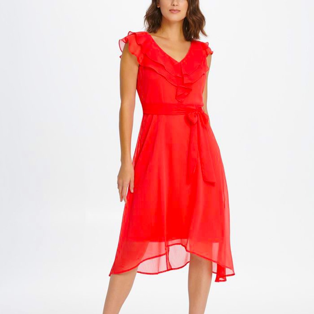 NEVER WORN DKNY DRESS (Coral)